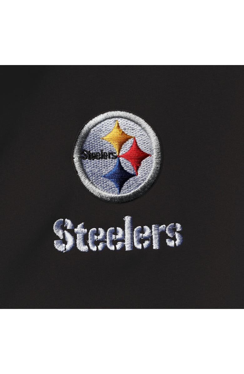 DUNBROOKE Men's Dunbrooke Black Pittsburgh Steelers Sonoma Softshell Full-Zip Jacket, Alternate, color, Black