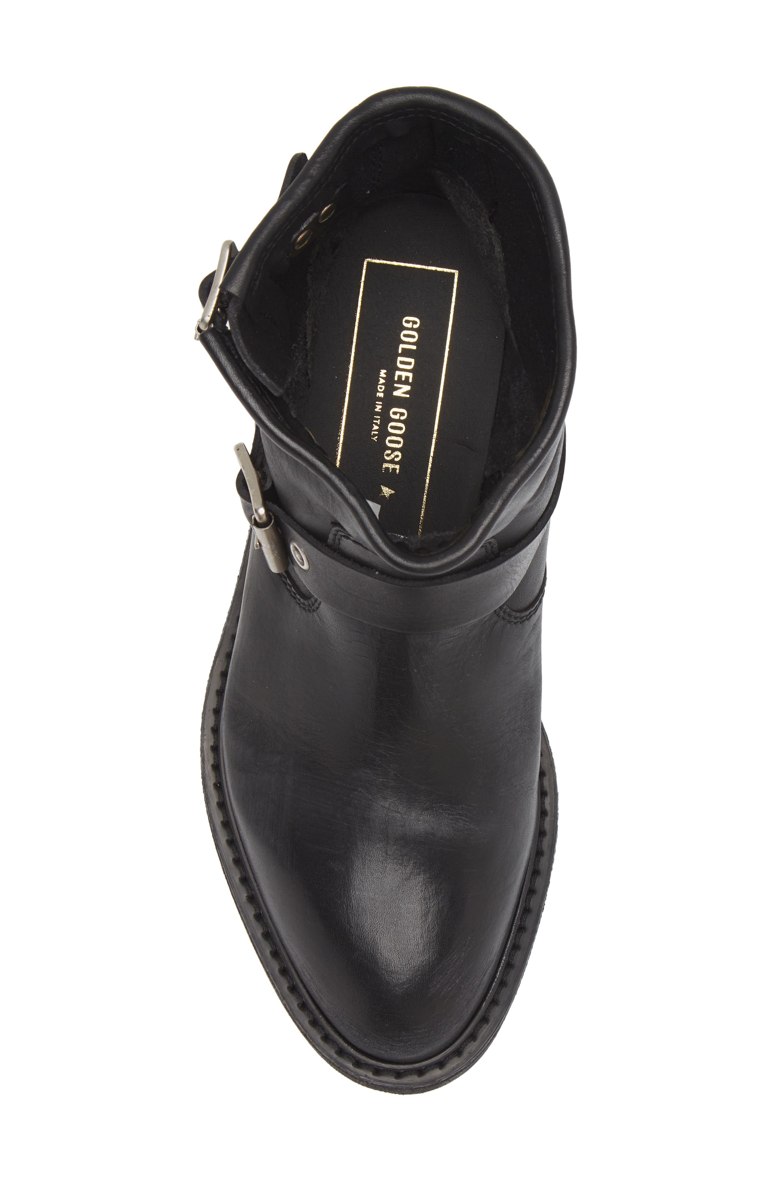 Golden Goose High Harness Biker Bootie, Alternate, color, 