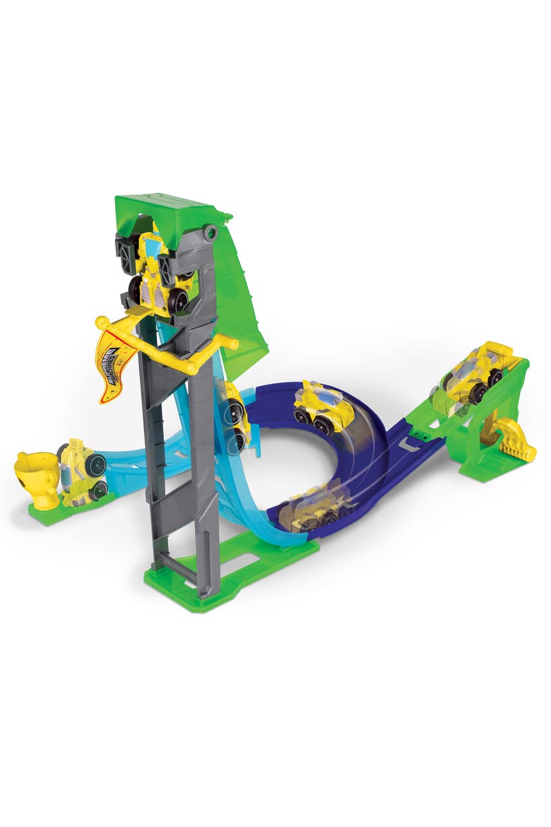 High Speed Racerbot Vertical Launcher Track, Alternate, color, Green