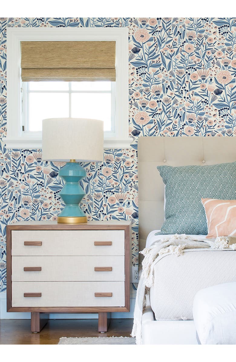 Wallpops Marigold Forest Peel & Stick Wallpaper, Alternate, color, Blue