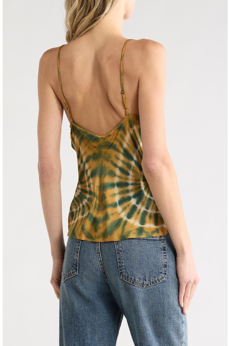 Emmet Cowl Neck Satin Camisole, Alternate, color, GOLDEN HARVEST SPIN WASH