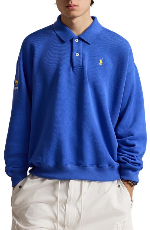 US Open Arctic Fleece Long Sleeve Polo