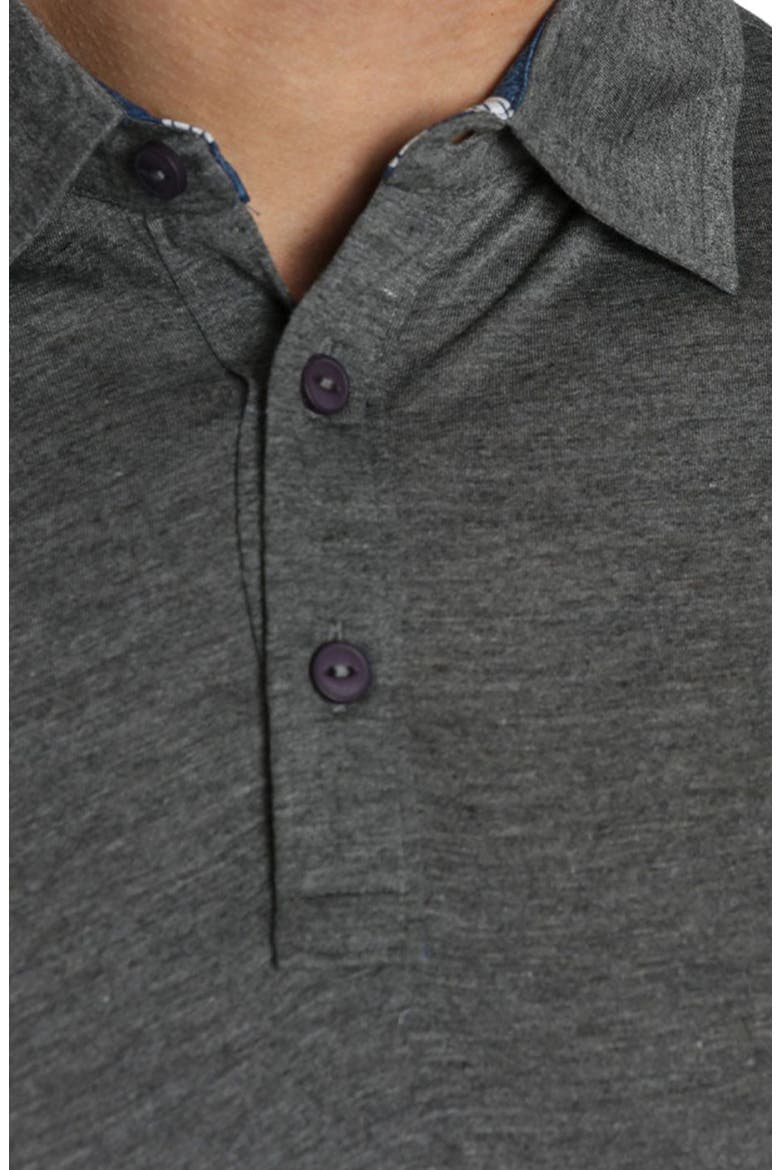 Stretch Polo, Alternate, color, CHARCOAL