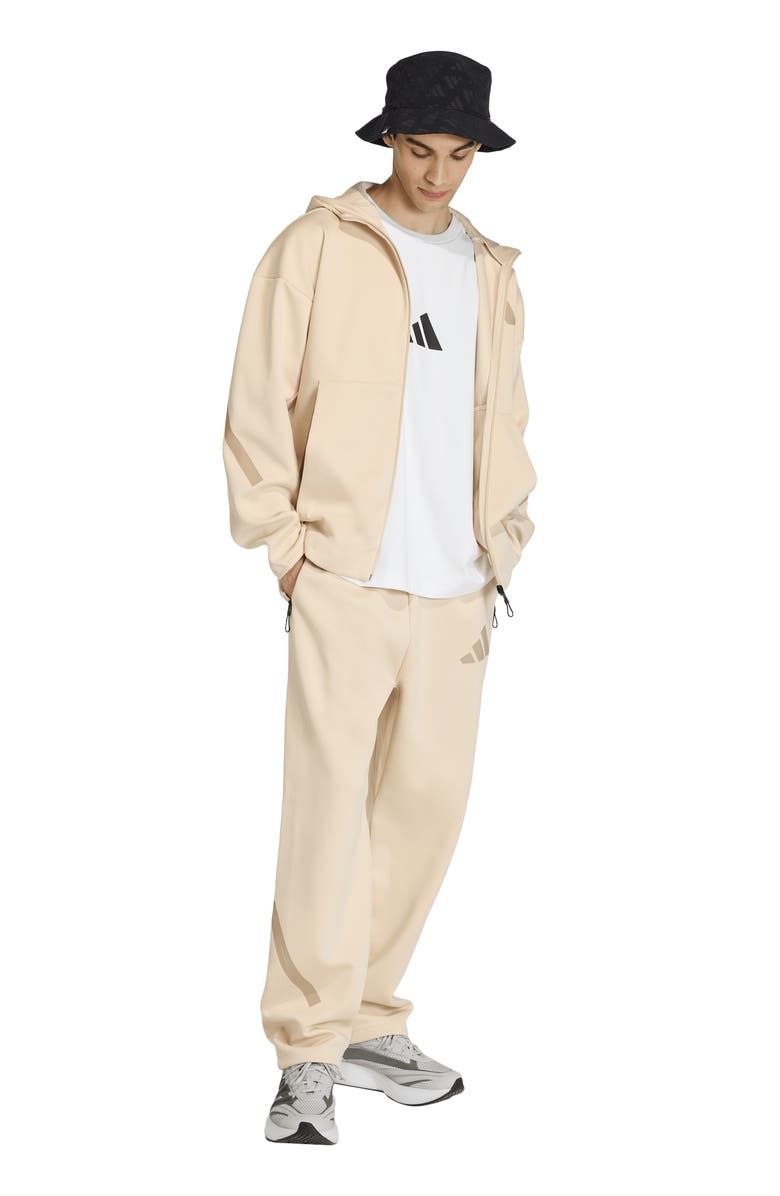 adidas Z.N.E. Hooded Jacket, Alternate, color, Crystal Linen/ /