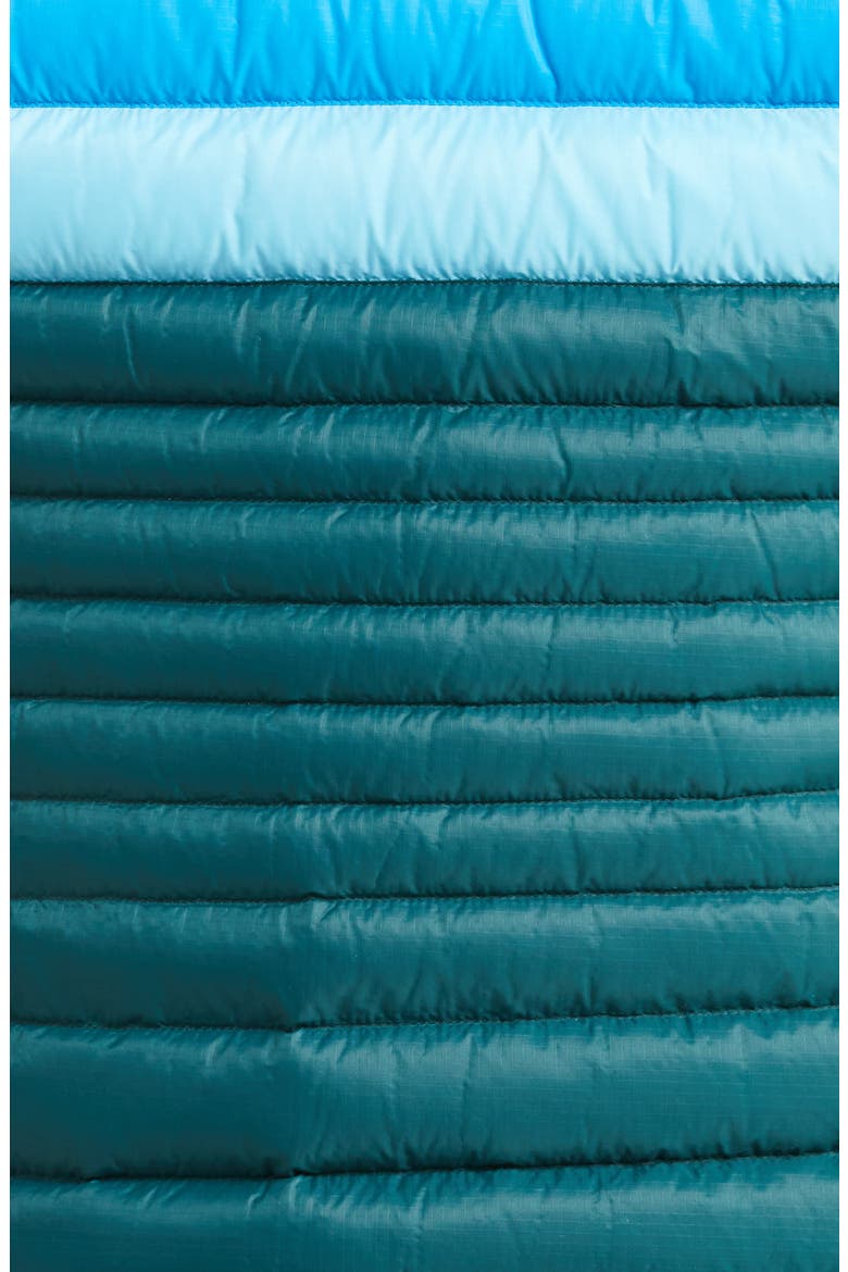 Fuego 800 Fill Power Down Hooded Jacket, Alternate, color, DEEP OCEAN STRIPES