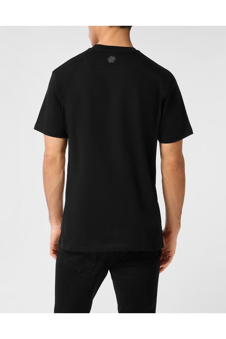 T-Shirt Round Neck Ss Men, Alternate, color, black