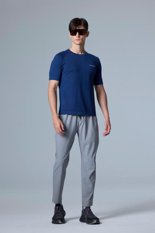 Cozy Zero Tech Merino Light Weight Daily Tee In Poseidon