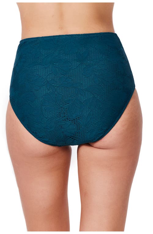 Gottex Jolene Textured High Waist Swim Bottom In Multi