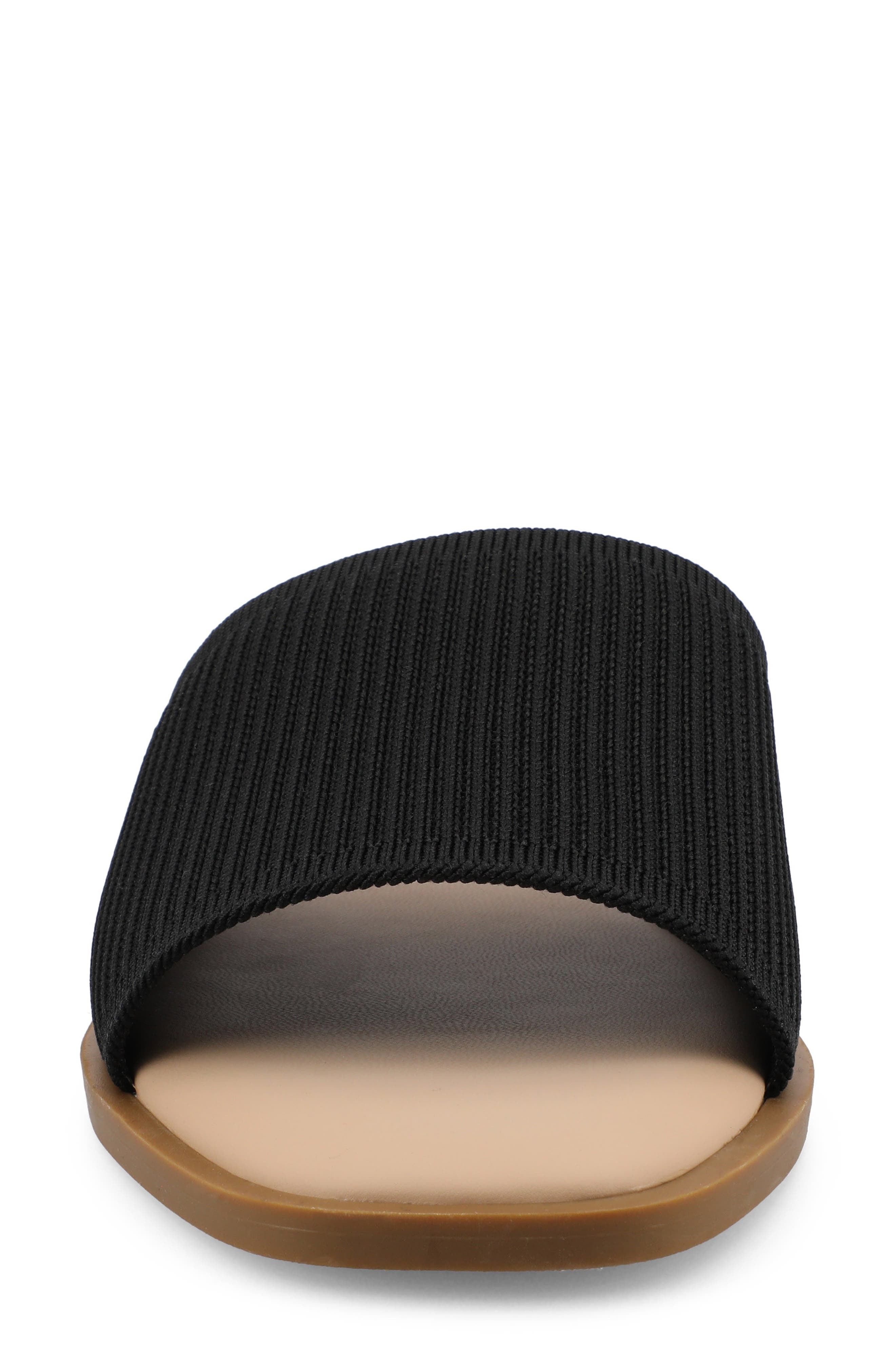 Journee Collection Prisilla Slide Sandal, Alternate, color, Black