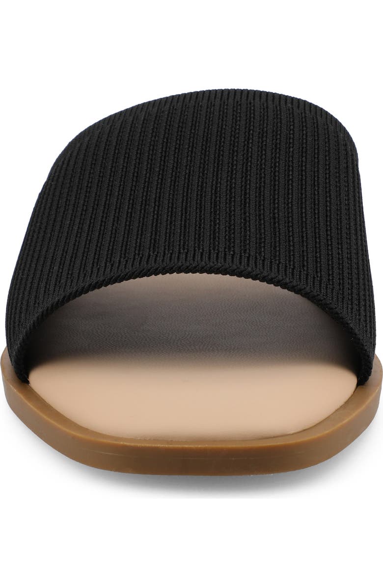 Journee Collection Prisilla Slide Sandal, Alternate, color, Black