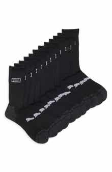 PUMA 6-Pack Terry Quarter Length Socks
