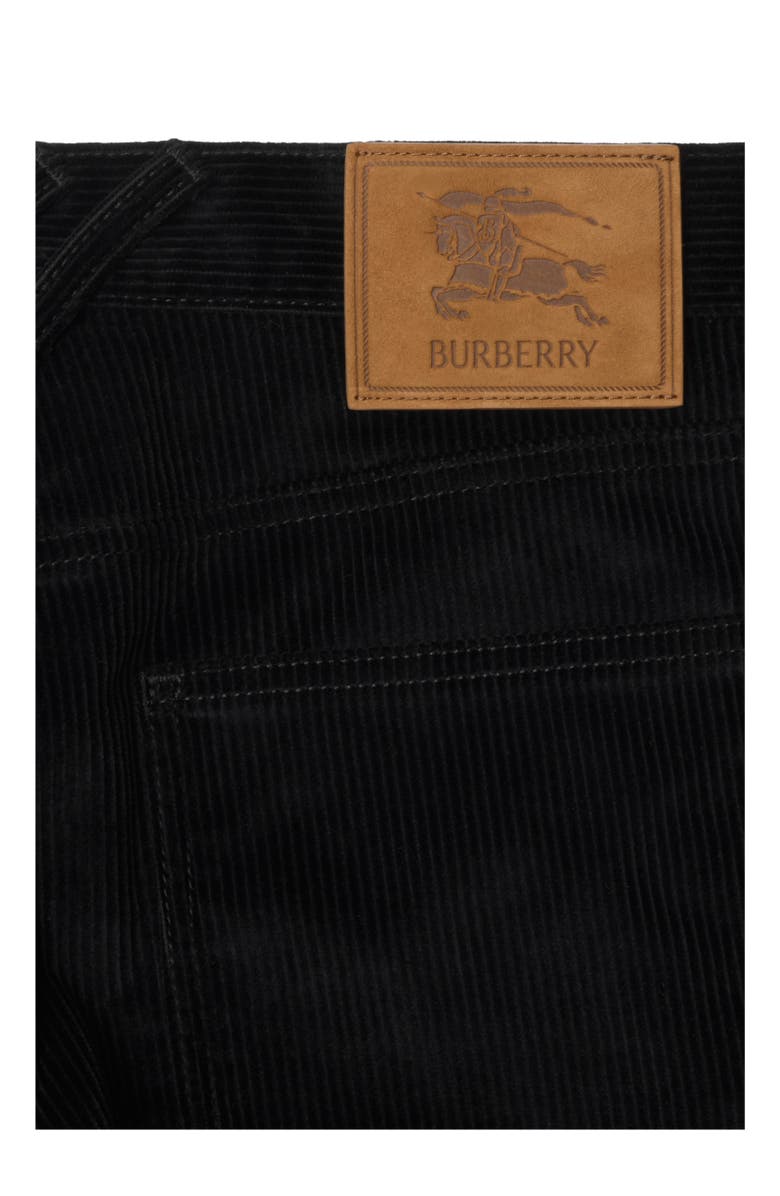 Burberry Corduroy Trousers, Alternate, color, Black