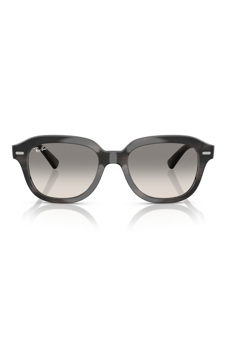 Erik 53mm Gradient Square Sunglasses, Main, color, STRIPED GREY
