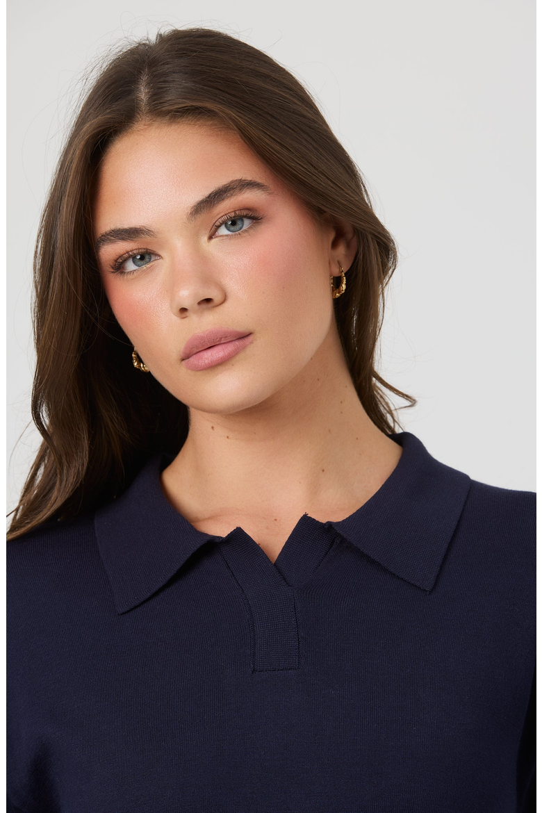 Aimee Dress, Alternate, color, Navy