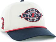 '47 Men's '47 Natural/Navy Boston Red Sox Frame Out Hitch Adjustable Hat