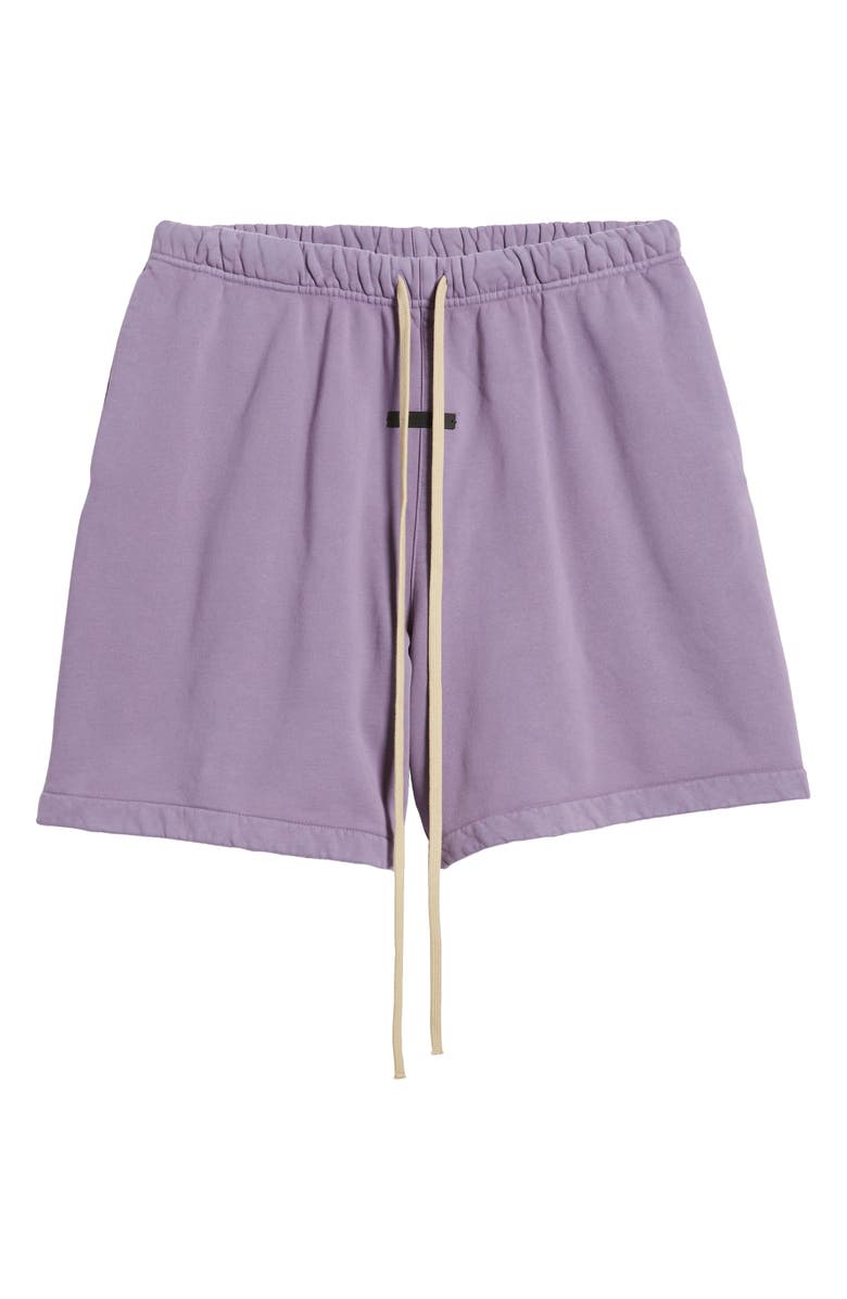 Fear of God Essentials Gender Inclusive Heavy Cotton Fleece Soccer Shorts, Alternate, color, 