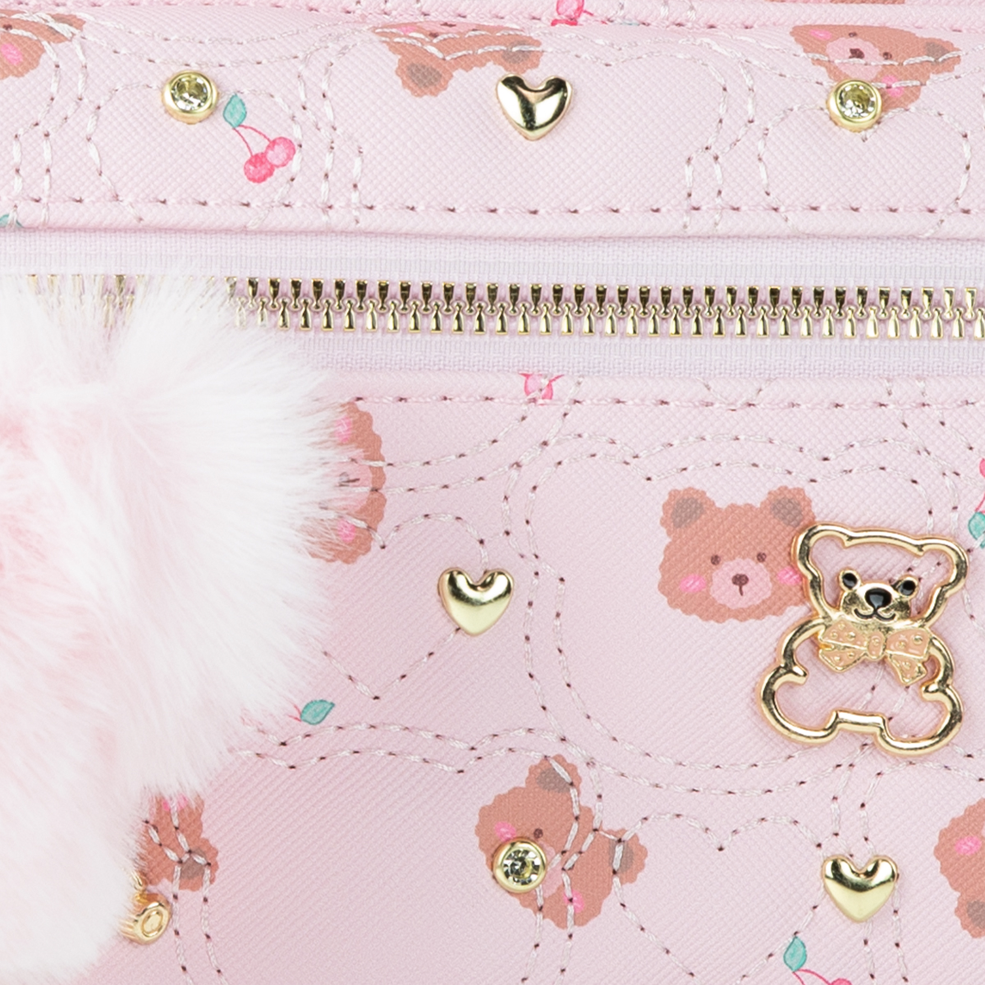 Sweet Bear & Cherry Mini Backpack Set, Alternate, color, Cherry Bear Blush/ Blush