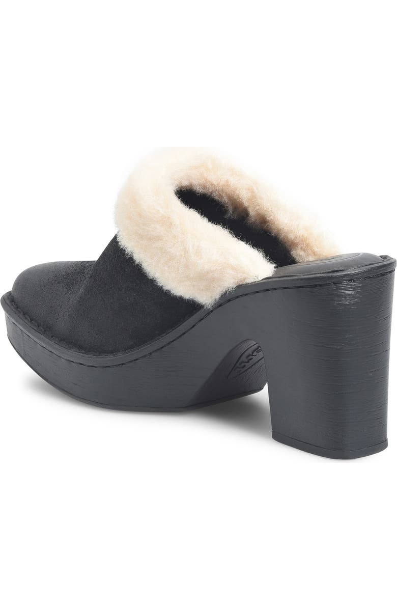 Børn Hope Genuine Shearling Trim Clog, Alternate, color,