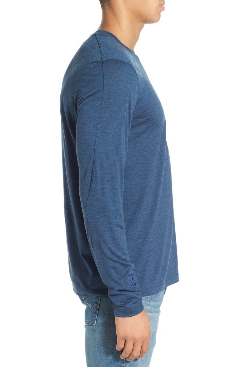 ibex 'OD' Merino Wool Long Sleeve Crewneck T-Shirt, Alternate, color,