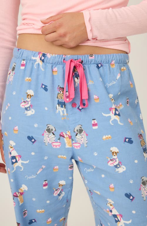 Pj Salvage Flannel Pajama Pants In Blue
