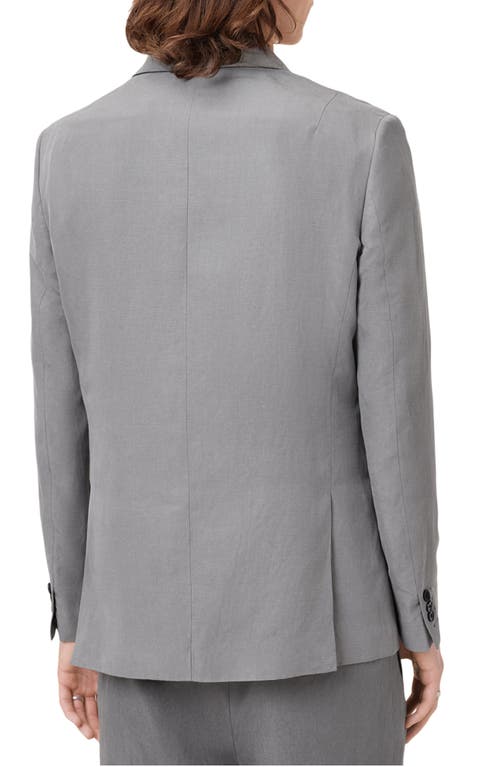 Allsaints Orpheus Blazer In Machine Grey