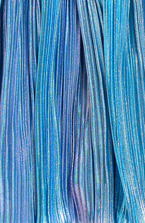 Truly Me Kids' Dreidel Mock Two-piece Dress In Blue