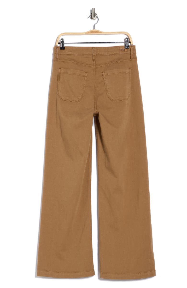 PAIGE Genesee Wide Leg Pants, Alternate, color, Brown Duet
