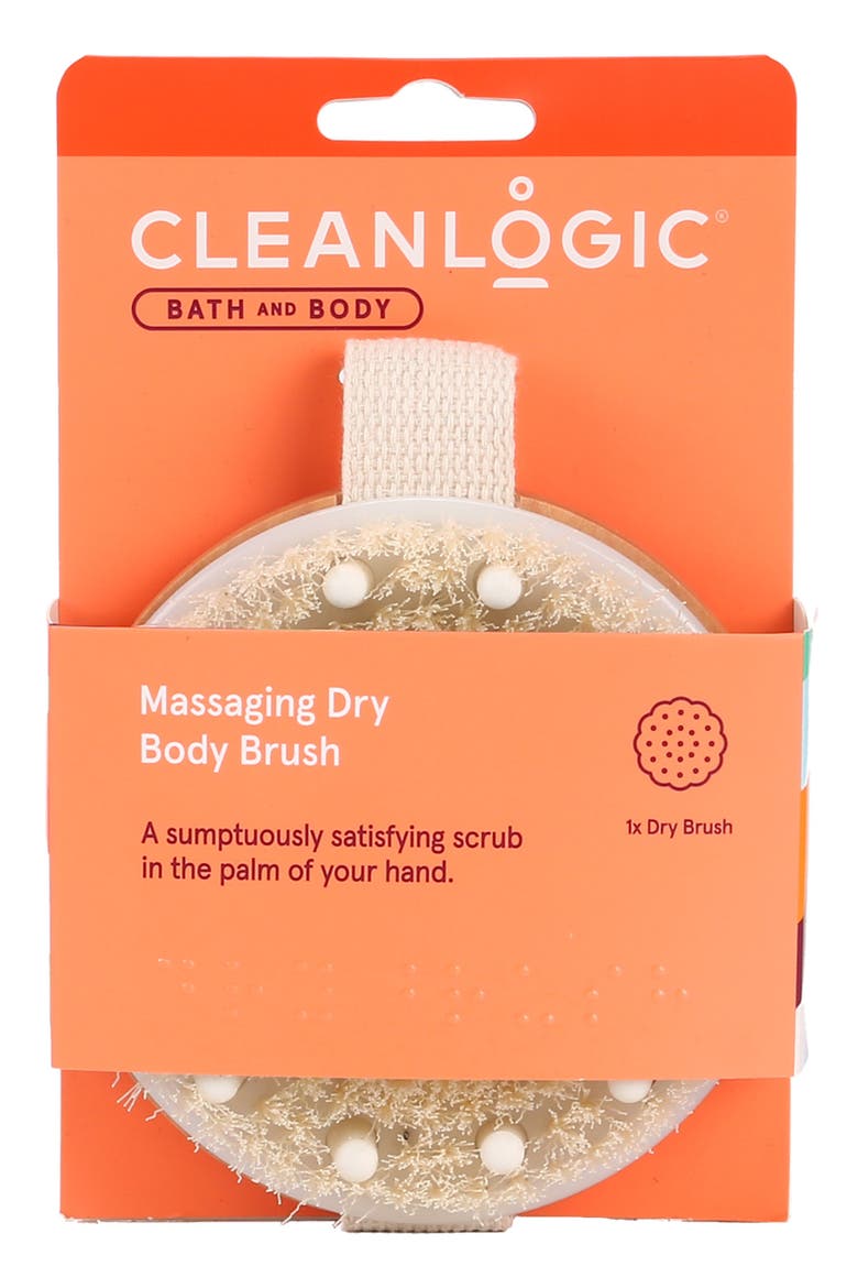 Massaging Dry Body Brush, Alternate, color, NO COLOR