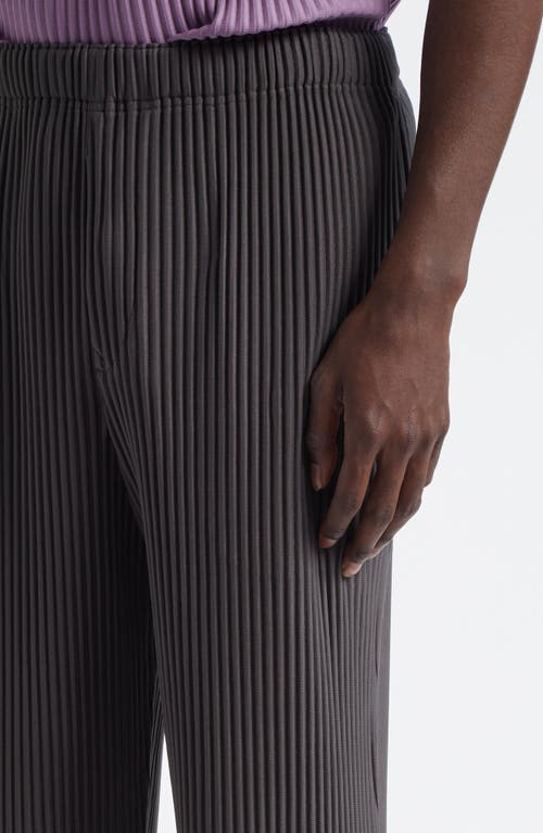 ISSEY MIYAKE HOMME PLISSÉ ISSEY MIYAKE MONTHLY COLORS MARCH PLEATED STRAIGHT LEG PANTS