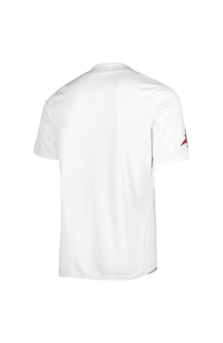 adidas Men's adidas White Louisville Cardinals Team Baseball Jersey, Alternate, color, 