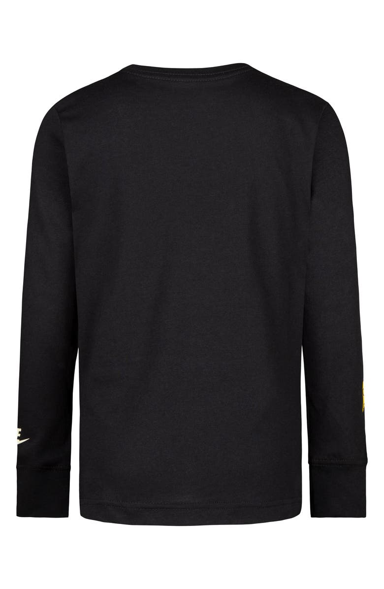 Nike Kids' Futura Hazard Tread Long Sleeve T-Shirt, Alternate, color, Black