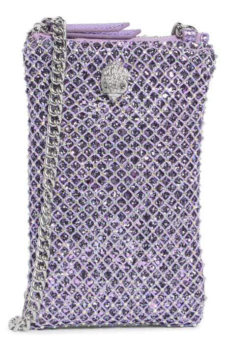 Crystal Lattice Phone Crossbody Bag
