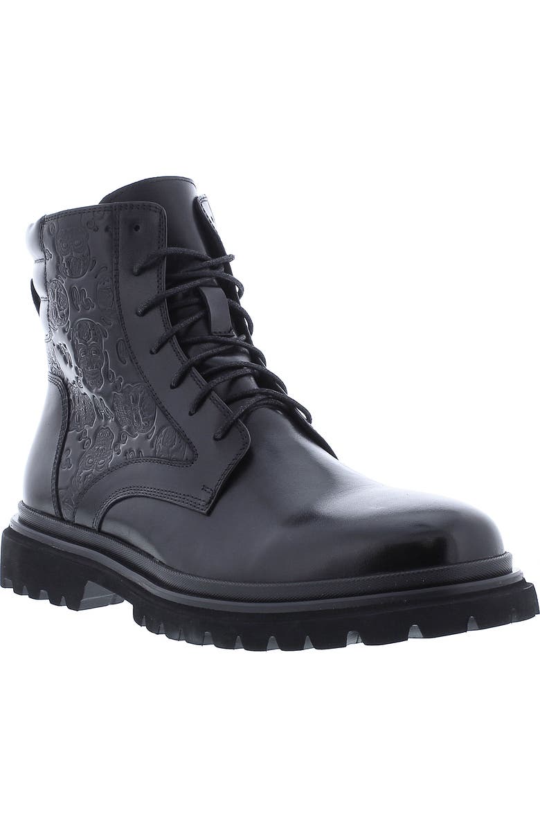 Robert Graham Geneva Lace-Up Combat Boot, Main, color,