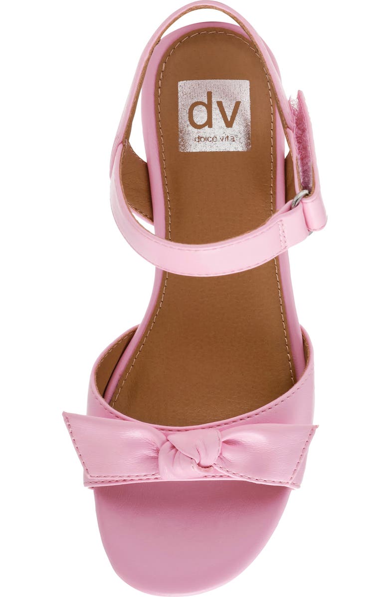 DV by Dolce Vita Kids' Groove Ankle Strap Sandal, Alternate, color, Pink