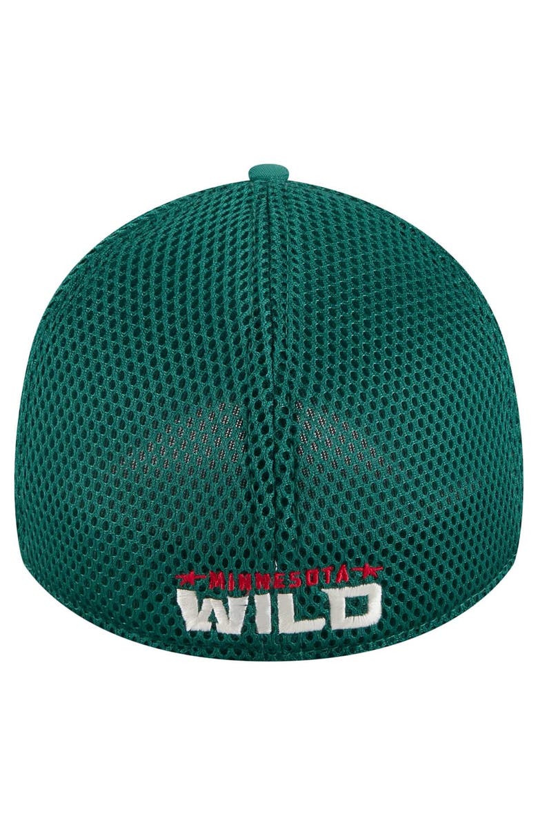 New Era Men's New Era Green Minnesota Wild Active Subtle Camo 39THIRTY Flex Hat, Alternate, color, Green