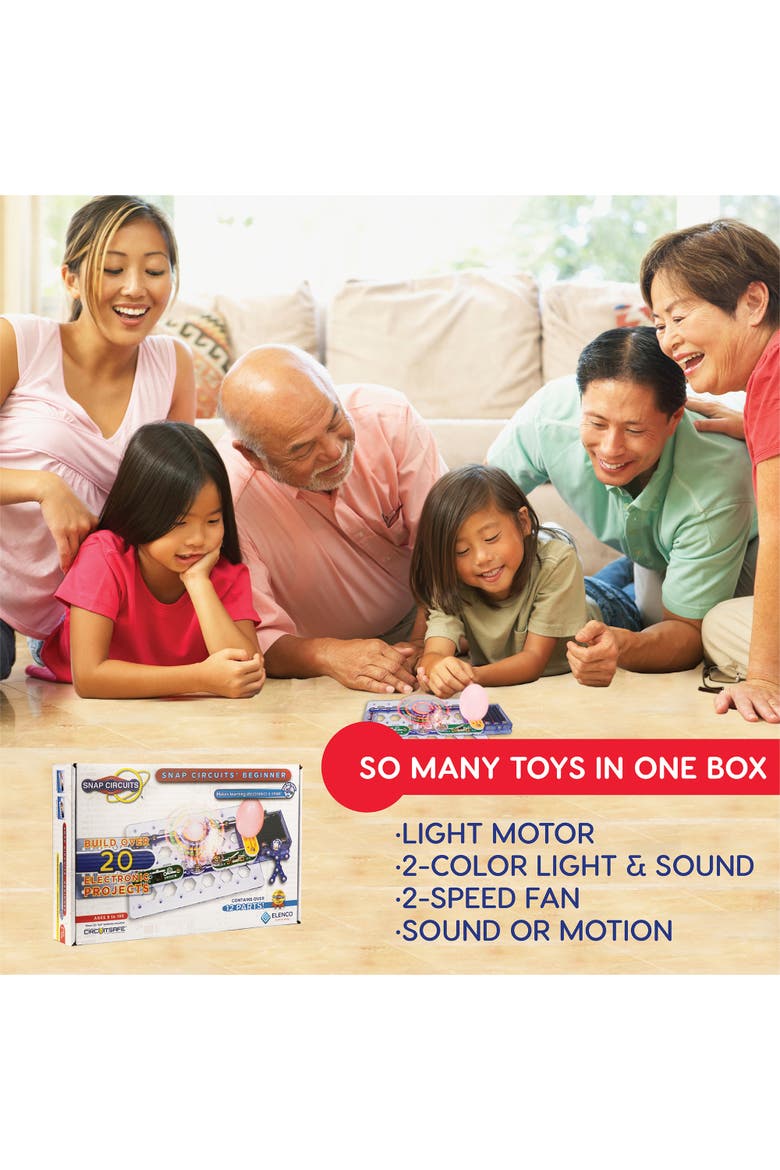 Electronic Science Exploration STEM Kit, 20 Projects, Kids 5+, Alternate, color, Multicolored