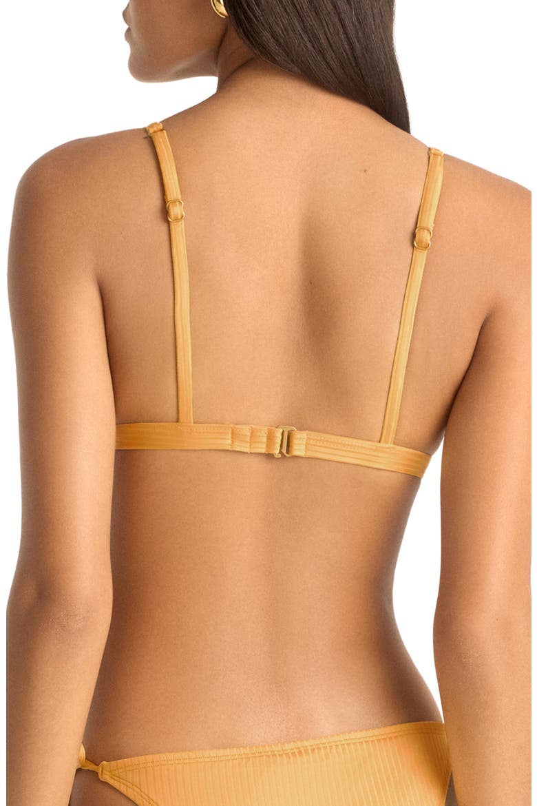 Moss Rib Bikini Top, Alternate, color, CREAMSICLE