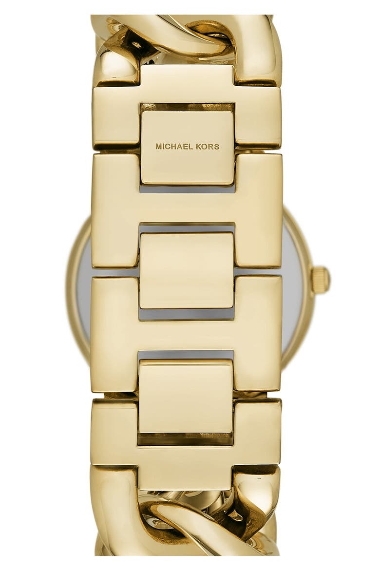 'Lady Nini' Chain Link Bracelet Watch, 35mm, Alternate, color, GOLD