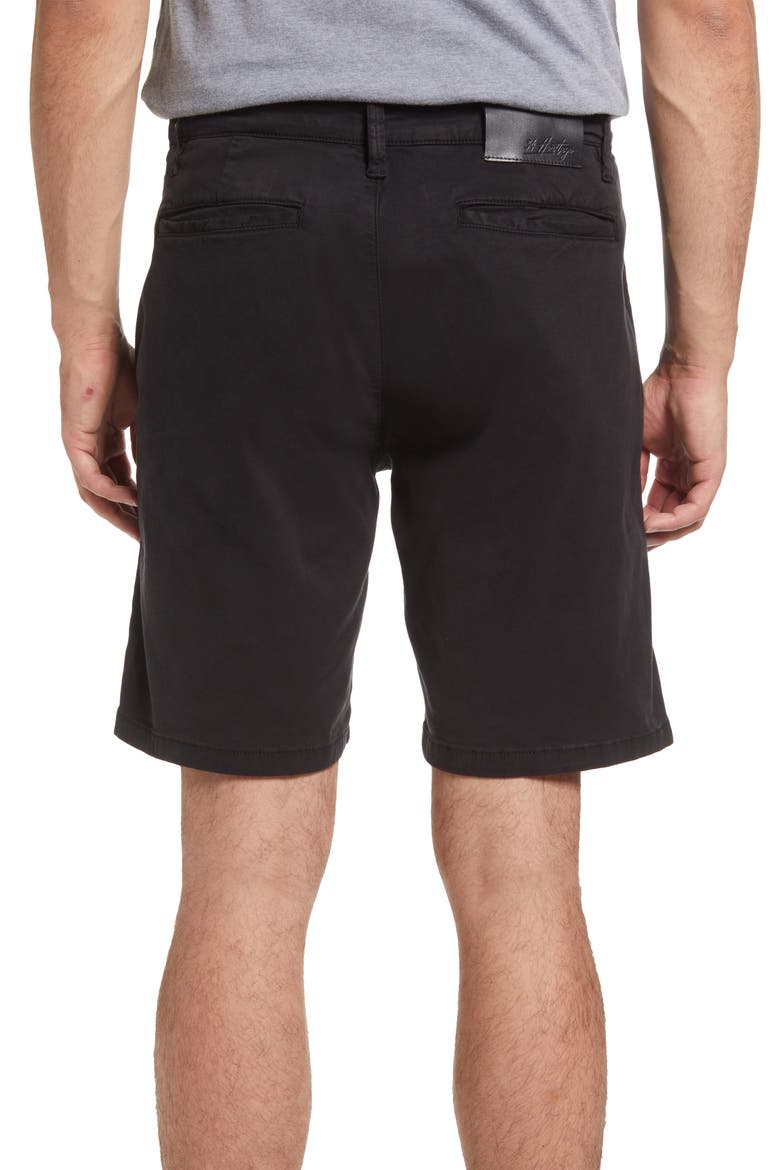 Nevada Soft Touch Stretch Flat Front Shorts, Alternate, color, BLACK SOFT TOUCH