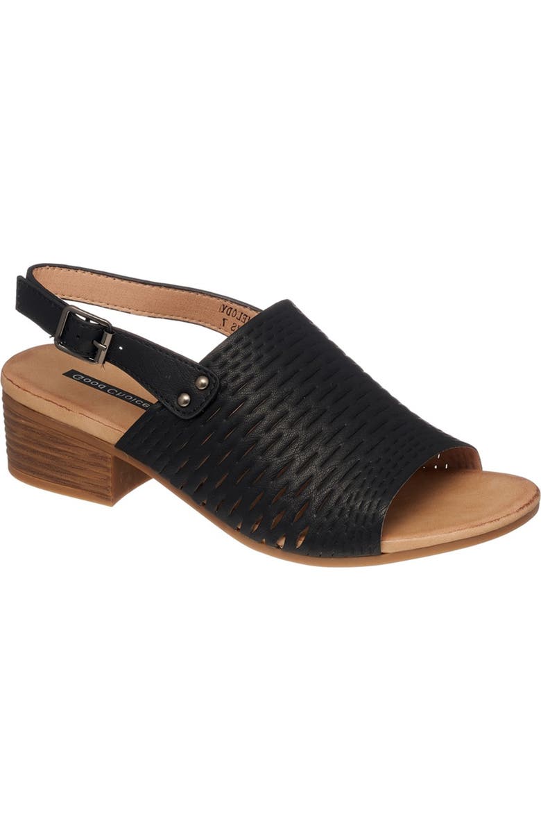 GOOD CHOICE NEW YORK Meldoy Slingback Block Heel Sandal, Main, color,