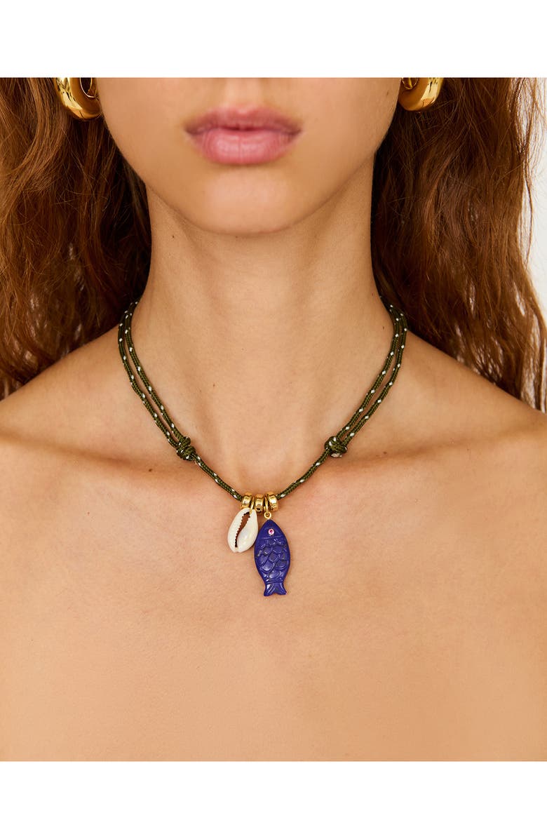 Éliou Ollie Multipendant Cord Necklace, Alternate, color,