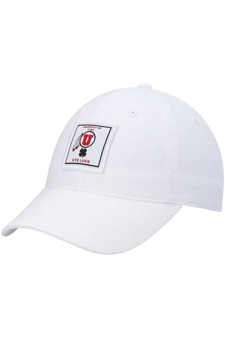 Men's White Utah Utes Dream Adjustable Hat, Main, color, White