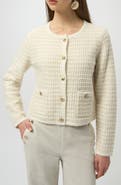 Joseph Ribkoff Sequin Grid Cardigan