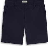 Bugatchi Presley Flat Front Stretch Cotton & Lyocell Chino Shorts