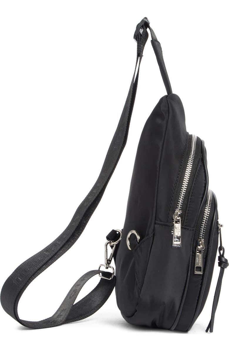 Madden Girl Kids' Nylon Sling Bag, Alternate, color, Black