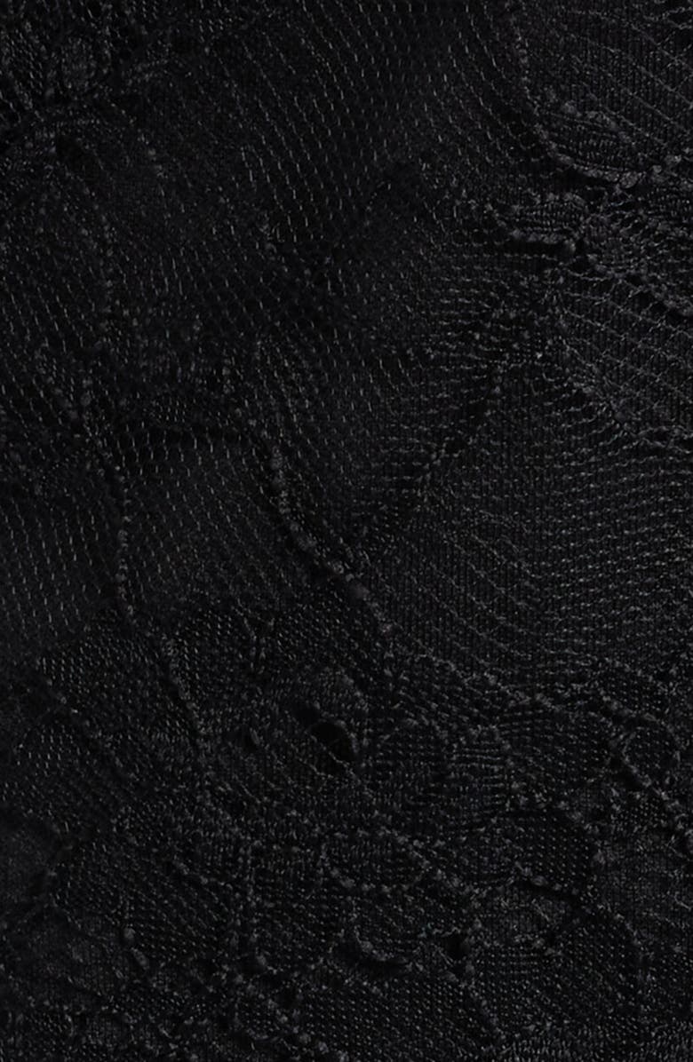 Anne Klein Rosettes & Lace Top, Alternate, color, Asphalt