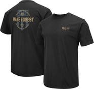 COLOSSEUM Men's Colosseum Black Wake Forest Demon Deacons OHT Military Appreciation T-Shirt