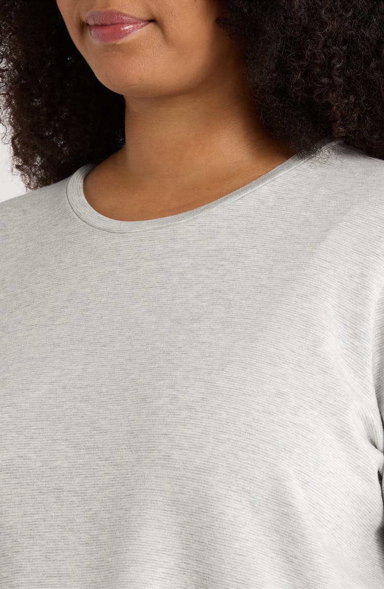 Eileen Fisher Long Sleeve Tunic Top, Alternate, color, Dark Pearl