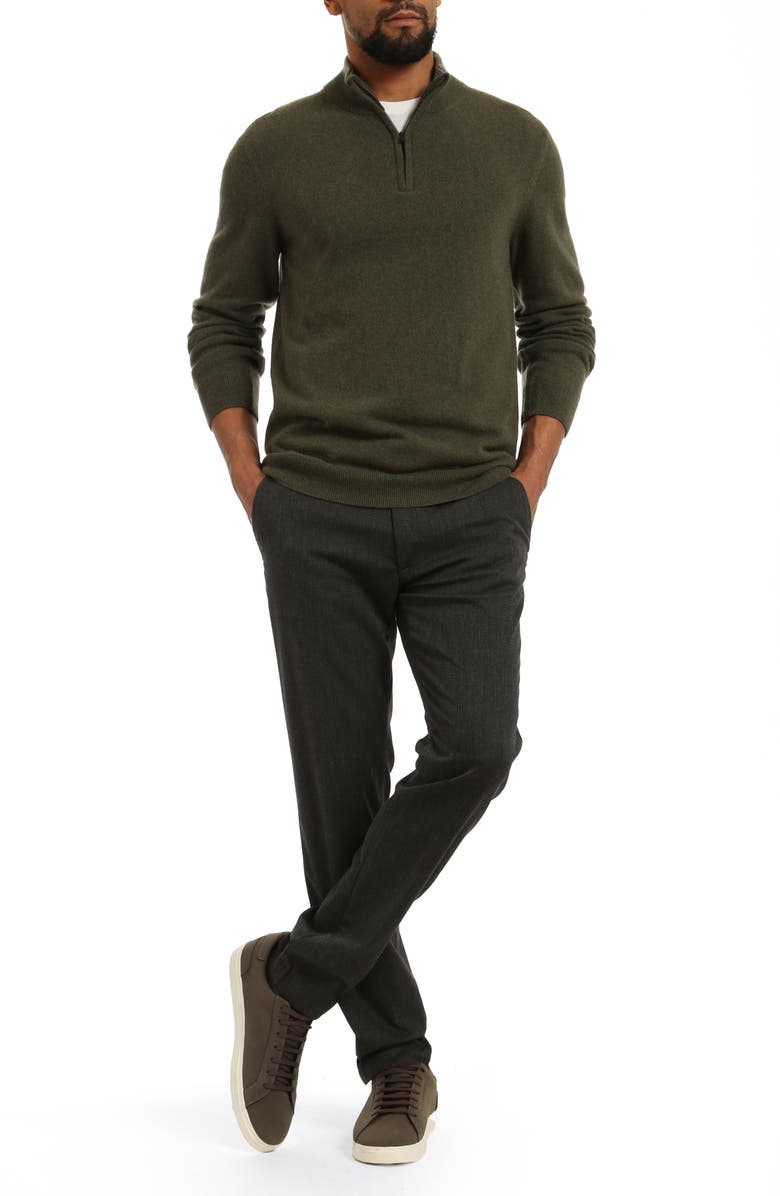 34 Heritage Seville Straight Leg Chino Pants, Alternate, color, Smoke Smart Fancy