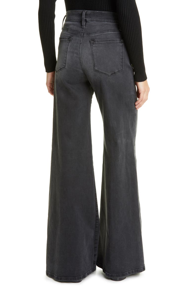 Le Palazzo High Waist Wide Leg Jeans, Alternate, color, MARDEL